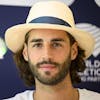 Gianmarco Tamberi of Italy during a press conference on the eve of the Athletissima IAAF Diamond League international athletics meeting in Lausanne, Switzerland, Thursday, August 25, 2022. (KEYSTONE/Laurent Gillieron)