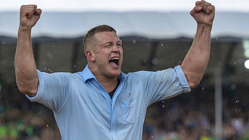 Die besten Bilder des Eidgenössischen. Pirmin Reichmuth darf sich über einen gelungenen Tag freuen.