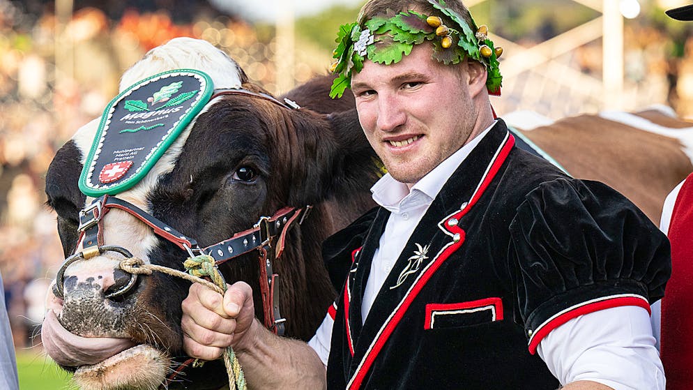 Die besten Bilder des Eidgenössischen. Der König mit dem Siegermuni «Magnus»