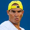 MASON, OHIO - AUGUST 15: Rafael Nadal of Spain practices with his coach, Francisco Roig Genís in advance of his first match at the Lindner Family Tennis Center on August 15, 2022 in Mason, Ohio. (Photo by Frey/TPN/Getty Images)