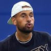 NEW YORK, NEW YORK - AUGUST 27:  Nick Kyrgios of Australia in a practice session during previews for the 2022 US Open tennis at USTA Billie Jean King National Tennis Center on August 27, 2022 in the Flushing neighborhood of the Queens borough of New York City. (Photo by Julian Finney/Getty Images)