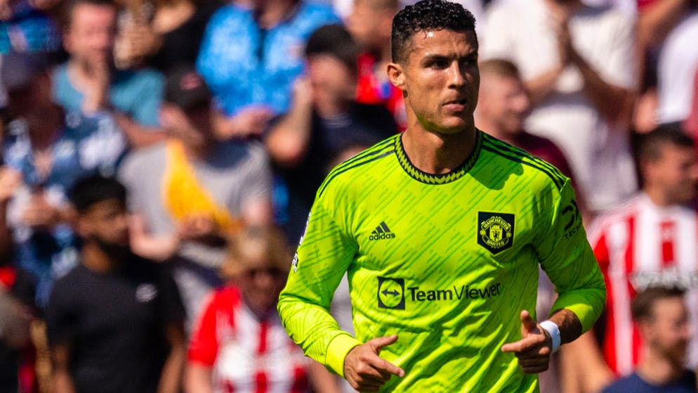 Southampton, Inglaterra - 27 de agosto: Cristiano Ronaldo do Manchester United durante a partida da Premier League entre Southampton e Manchester United no Friends Provident St Mary's em 27 de agosto de 2022 em Southampton, Inglaterra.  (Foto de Ash Donelon/Manchester United via Getty Images)