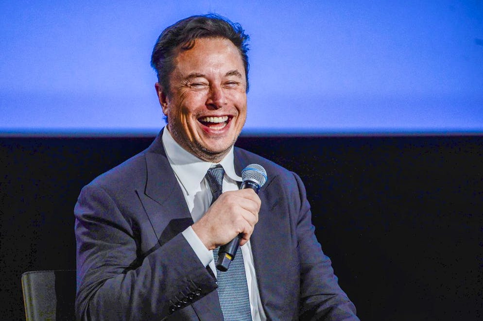 epa10144988 Tesla founder Elon Musk attends a panel discussion during the Offshore Northern Seas (ONS) conference, in Stavanger, Norway, August 29, 2022. The ONS runs from August 29 to September 01, 2022 and brings together international industry leaders to discuss 