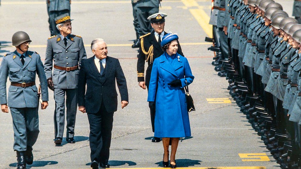 Schweiz Grossbritannien. Ein Staatsbesuch in der Schweiz, der für