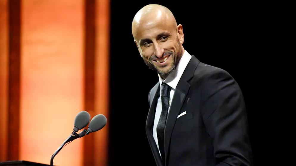 L'Argentin Manu Ginobili a été intronisé samedi au Hall of Fame.