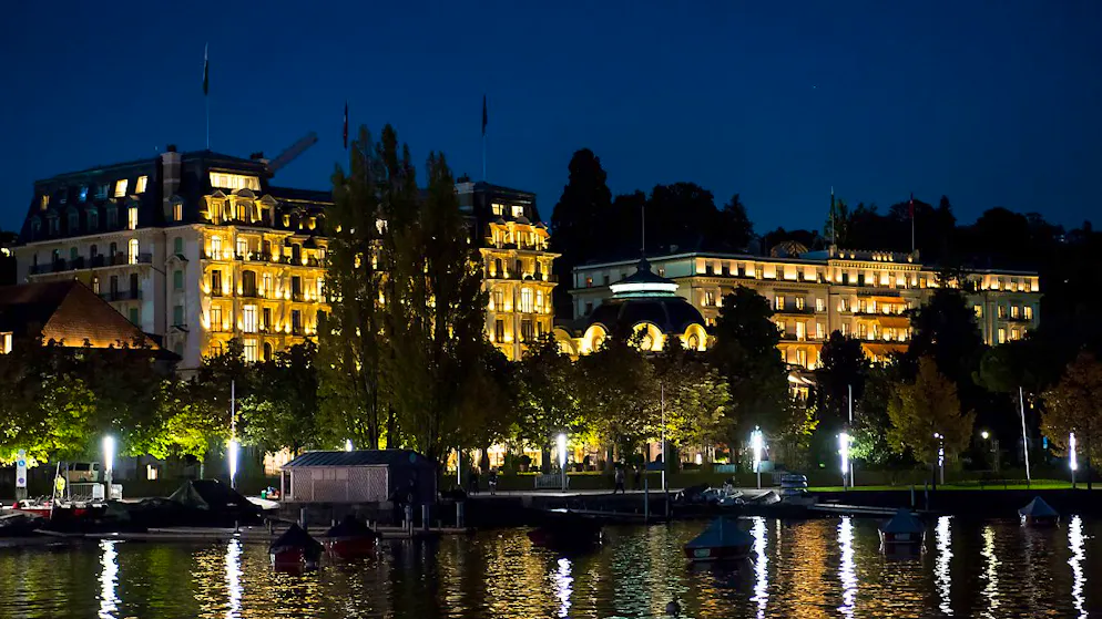 Le Beau-Rivage Palace de Lausanne est sacré Hôtel de l'année 2023 par GaultMillau (archives).