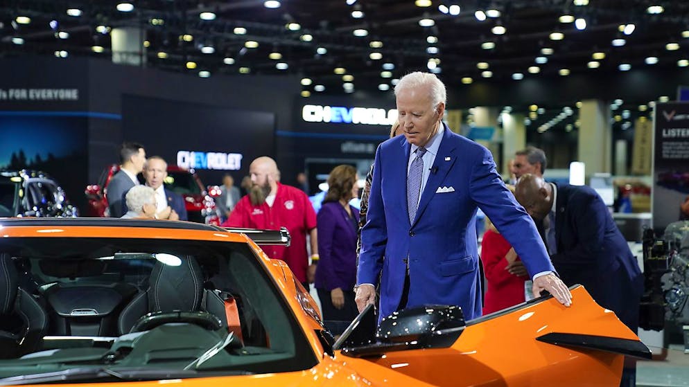 Le président Joe Biden est venu inaugurer un salon de Detroit qui, contrairement à son pendant genevois, a pu se relancer au terme de deux ans de crise sanitaire.