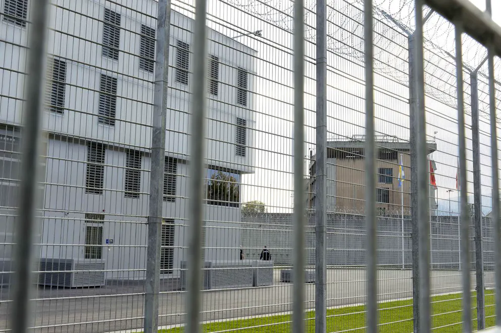 Le détenu était seul, précise dimanche le département genevois de la sécurité, de la population et de la santé. (image d'illustration)