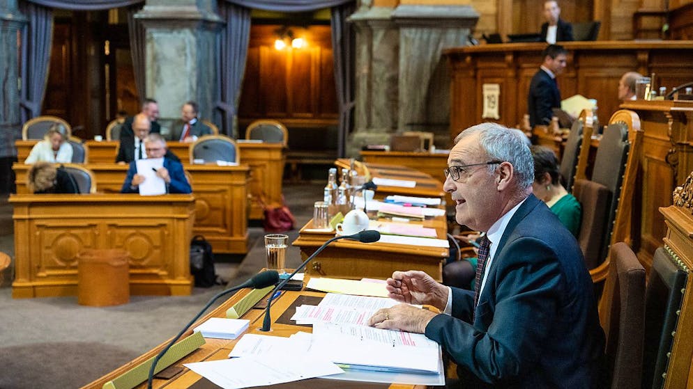 Le conseiller fédéral Guy Parmelin a assuré que l'approvisionnement en denrées alimentaires était assuré (archives).