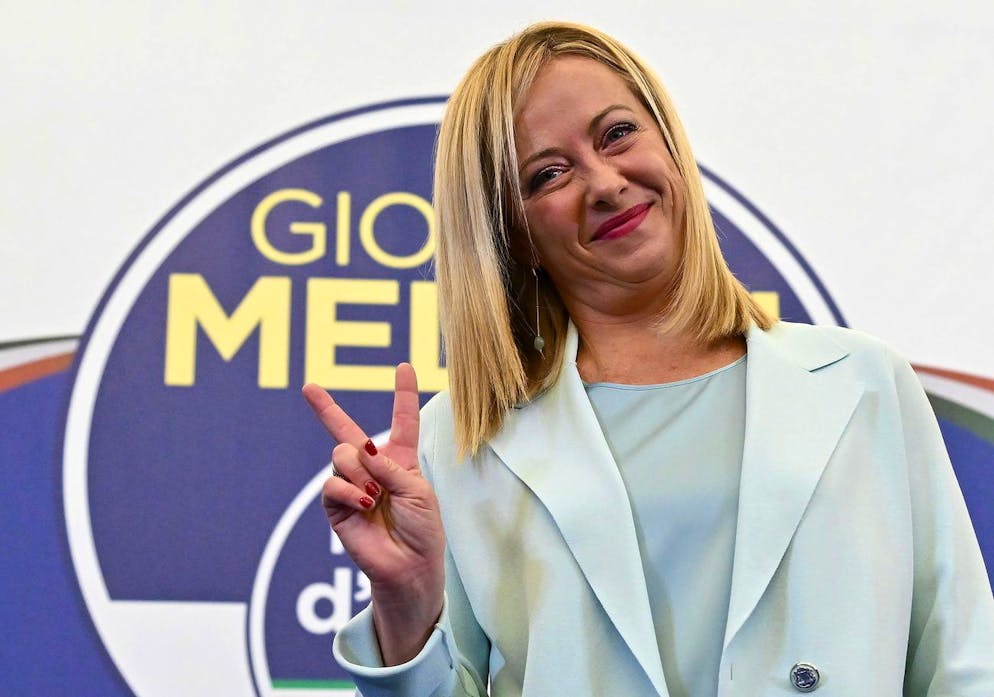 L'estremista di destra Giorgia Meloni potrebbe governare l'Italia a maggioranza assoluta.