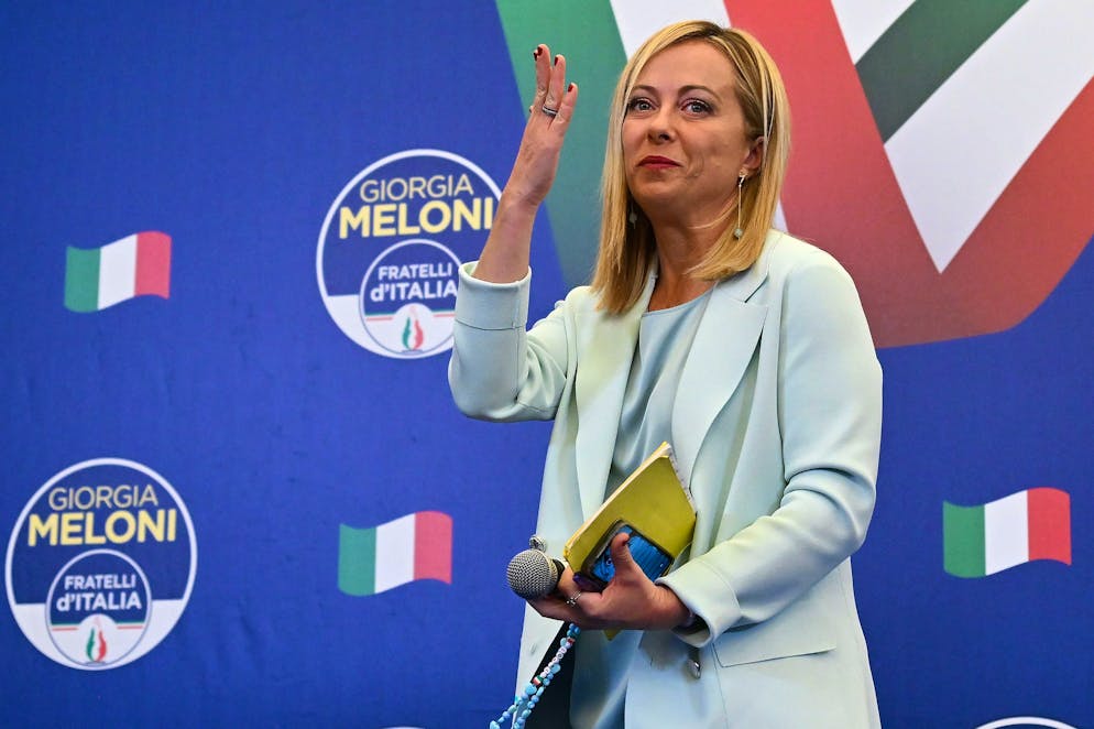 Giorgia Meloni.