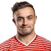 Portrait von Xherdan Shaqiri, Spieler der Schweizer Fussballnationalmannschaft der Maenner, fotografiert am 21. September 2022 in Bad Ragaz, Kanton St. Gallen. (SFV/KEYSTONE/Valeriano Di Domenico)