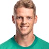 Portrait von Jonas Omlin, Torhueter der Schweizer Fussballnationalmannschaft, fotografiert am Donnerstag, 26. Mai 2022 in Bad Ragaz. (KEYSTONE/SFV/Christian Beutler)