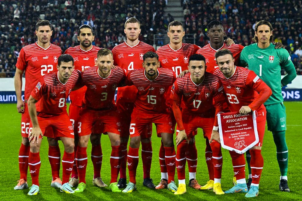 La nazionale svizzera in campo a San Gallo