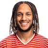 Portrait von Kevin Mbabu, Spieler der Schweizer Fussballnationalmannschaft, fotografiert am Donnerstag, 26. Mai 2022 in Bad Ragaz. (KEYSTONE/SFV/Christian Beutler)