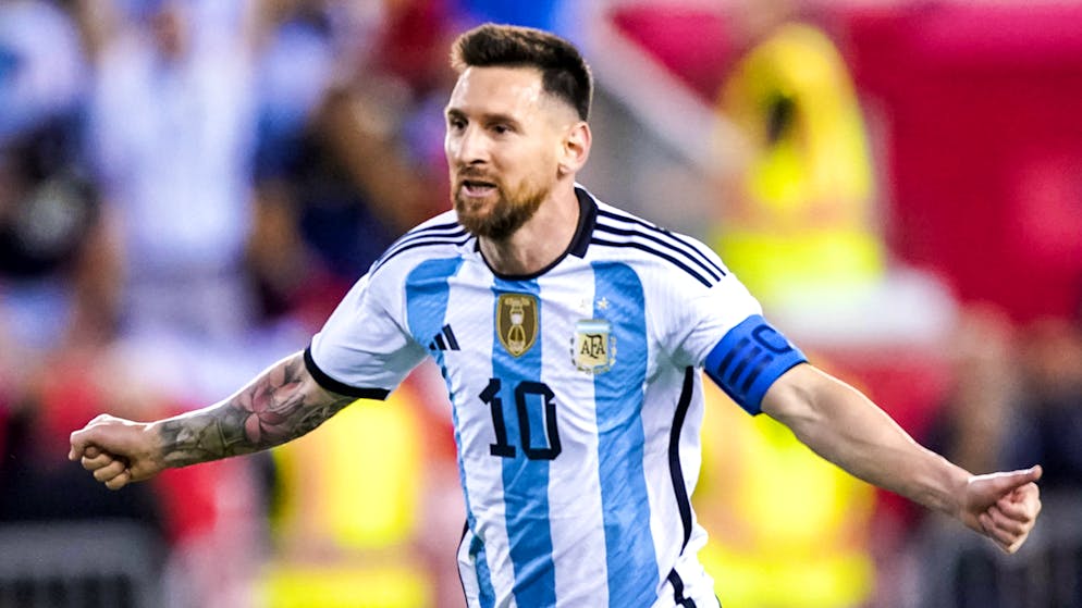 Messi scored twice for his 100th national team win