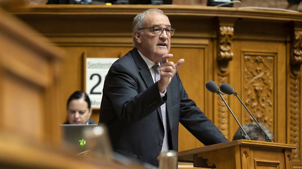 Il consigliere federale Guy Parmelin