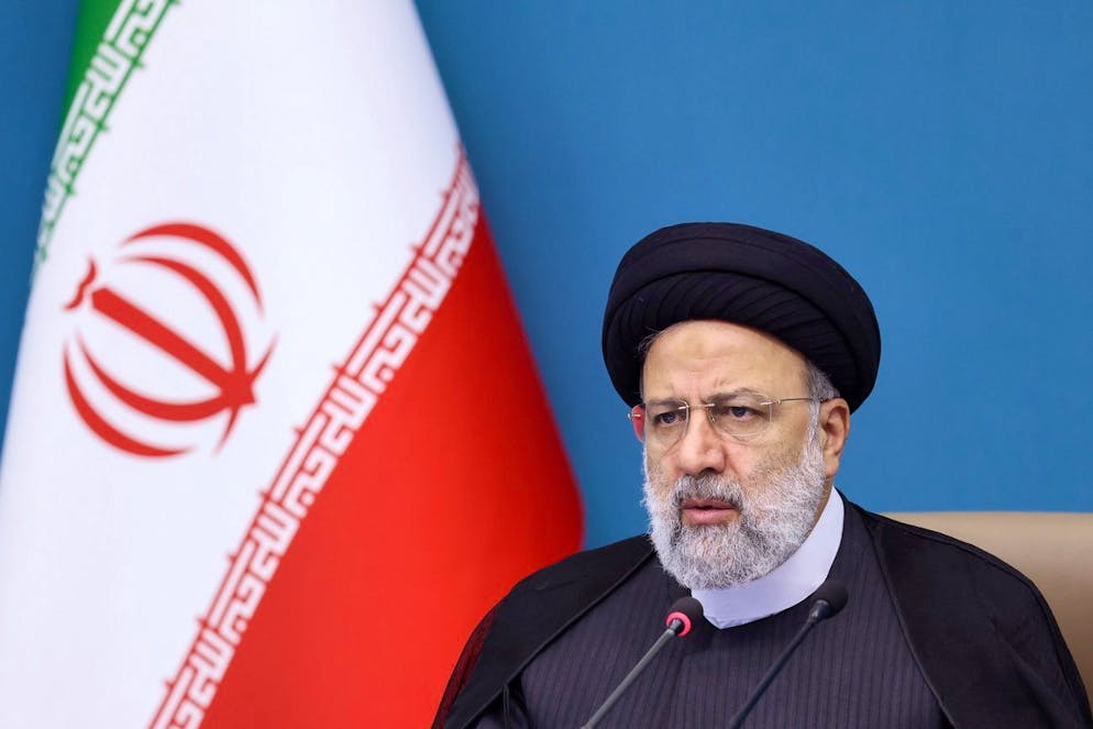 Il presidente iraniano Ebrahim Raisi il 28 settembre.