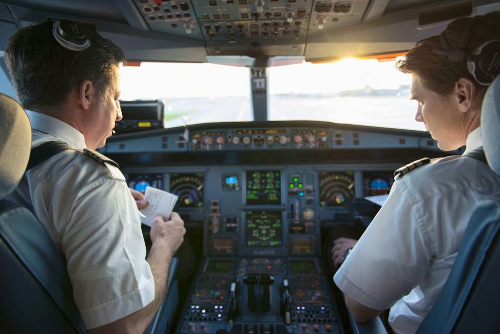 Heute sitzen noch zwei Piloten im Cockpit. Doch das könnte sich ändern. 