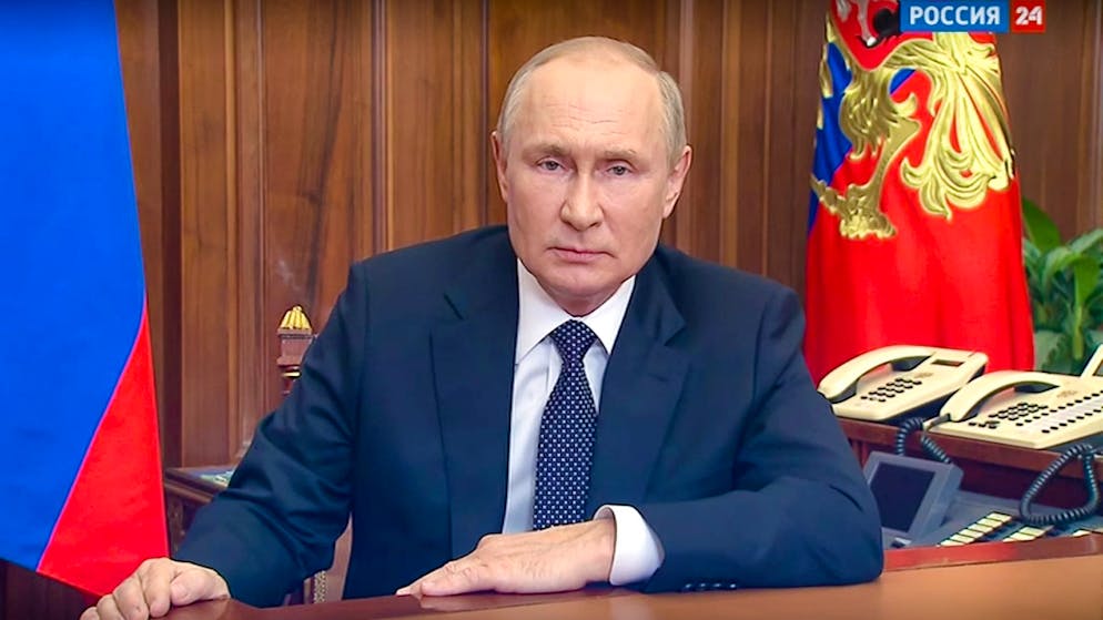 Russlands Präsident Wladimir Putin will die Annexion mehrerer ukrainischer Gebiete am Freitag offiziell machen.