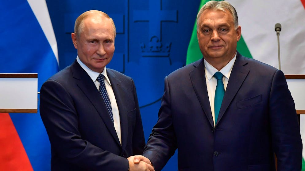 Zwei, die sich mögen: der russische Präsident Wladimir Putin (links) und Ungarns Premier Viktor Orban am 30. Oktober 2019 in Budapest.
