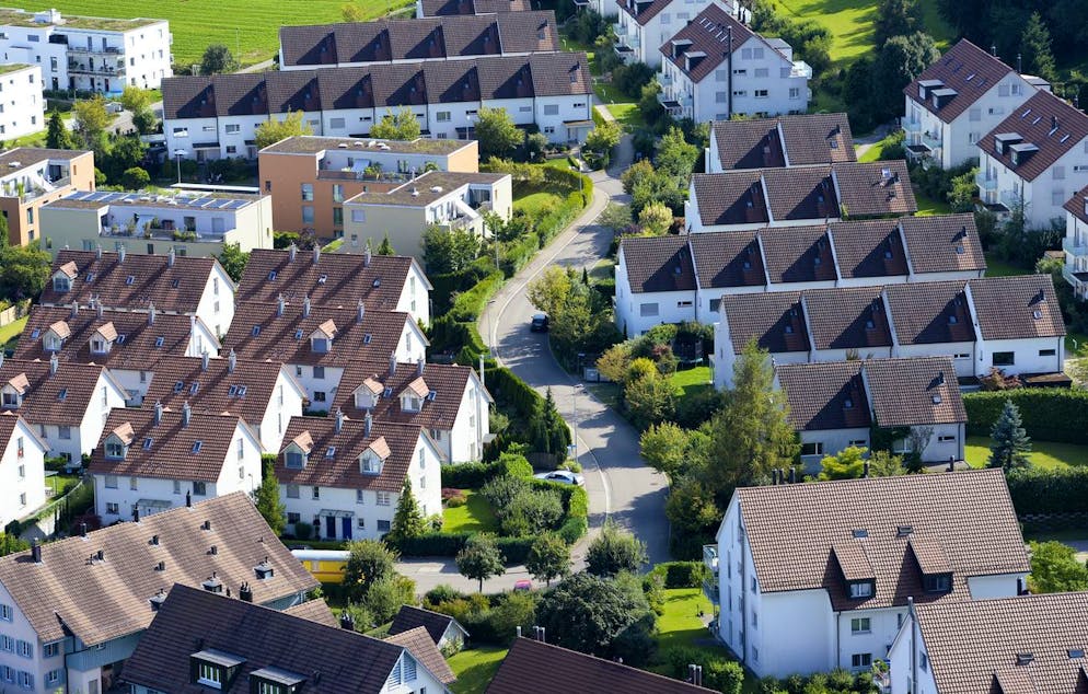 Sur le marché des maisons individuelles, la hausse était de 0,5%, et sur celui des appartements en propriété de 1,7%. (image d'illustration)