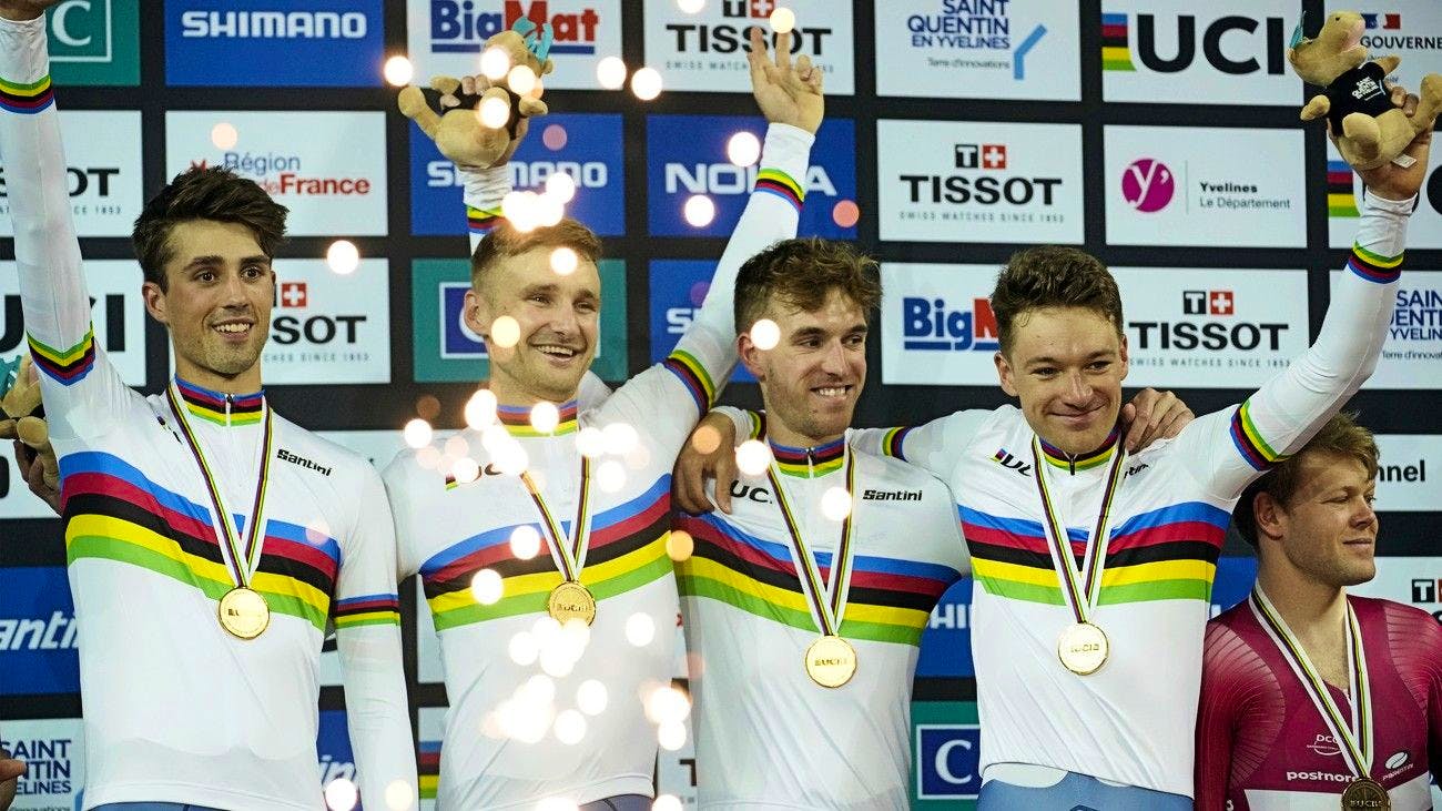 Mondiaux De Cyclisme Sur Piste: Les Britanniques Titrés En Poursuite ...