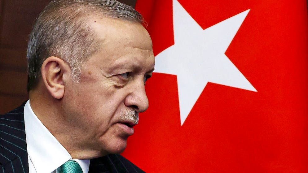Recep Tayyip Erdogan, Präsident der Türkei, blockiert eine Aufnahme Schwedens in die Nato seit Monaten.