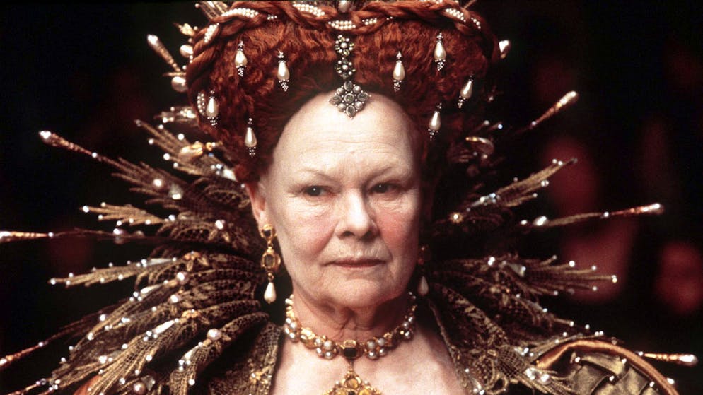 Hollywood-Star Judie Dench verliert ihr Augenlicht. Zu den grossen Rollen von Judy Dench gehört auch ihr Auftritt als Queen Elizabeth I. im Kinofilm «Shakespeare in Love» im Jahr 1998.