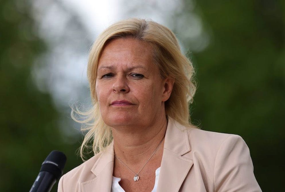 Nancy Faeser a critiqué le bilan du Qatar en matière de droits humains.