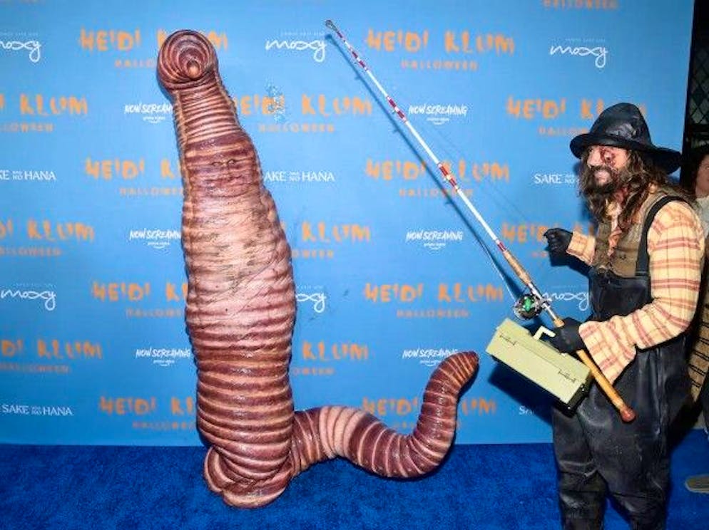 Heidi Klum. Il verme Heidi Klum e il pescatore zombie Tom Kaulitz