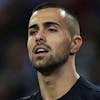 epa10279523 FC Porto's goalkeeper Diogo Costa reacts during the Champions League group B soccer match between FC Porto and Atletico Madrid, in Porto, Portugal, 01 November 2022. EPA/ESTELA SILVA