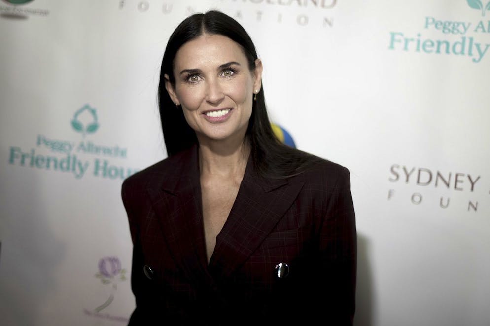 L'attrice Demi Moore (foto d'archivio).