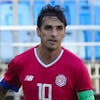 FILE - Costa Rica's Bryan Ruiz controls the ball during a friendly soccer match against Uzbekistan in Suwon, South Korea, Tuesday, Sept. 27, 2022. (AP Photo/Ahn Young-joon, File)