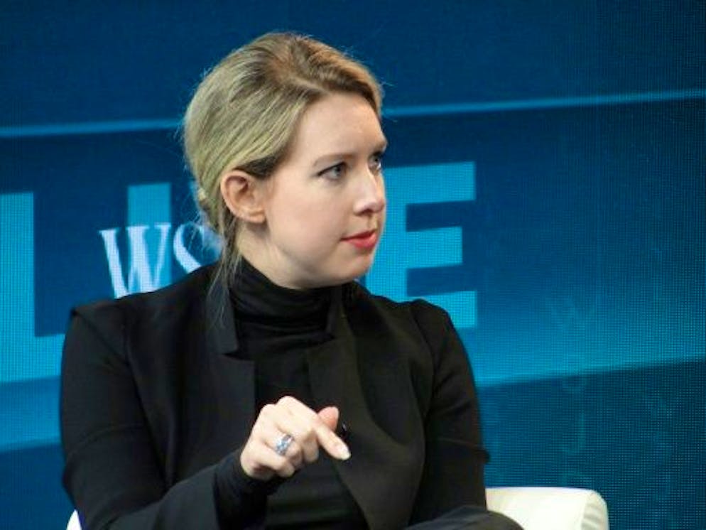 Theranos: Fallen Star Elizabeth Holmes Must Know Her Sentence Friday - Gallery.  The founder of the startup Theranos Elizabeth Holmes, in Laguna Beach (United States), October 21, 2015