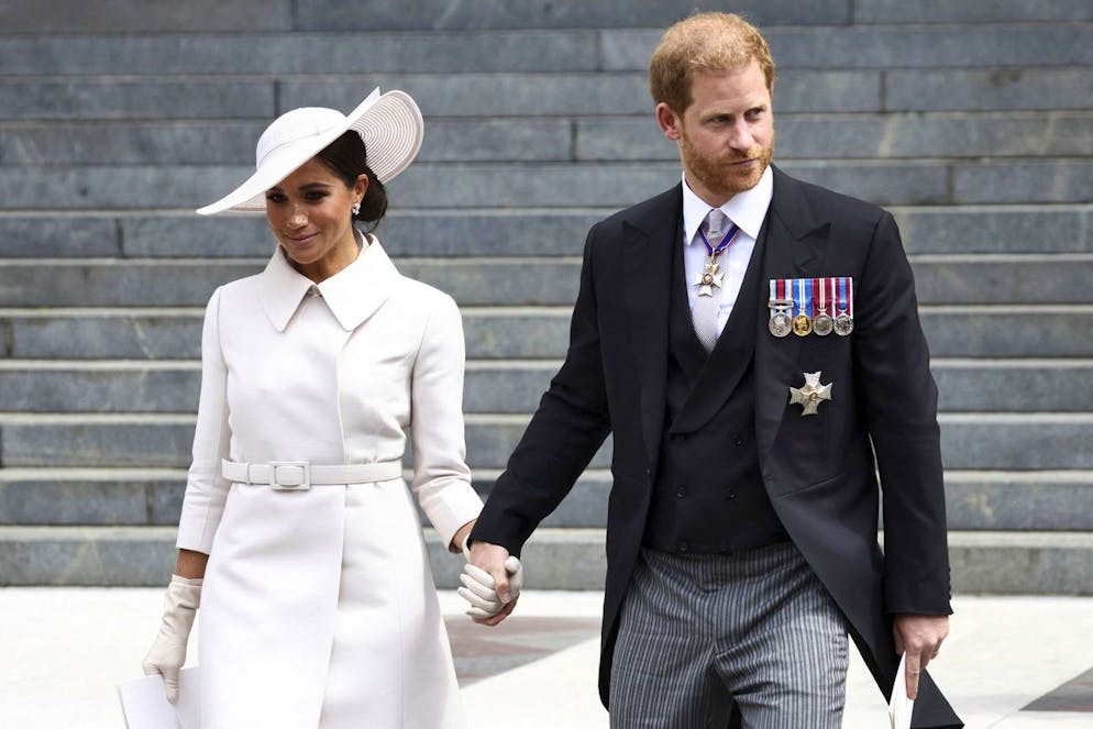 Il principe Harry e la duchessa Meghan (archivio).