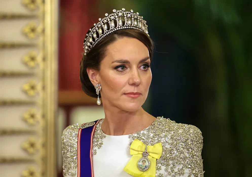 Camilla nimmt Prinz Andrew den Titel weg. Die Prinzessin von Wales im Buckingham Palace in London, Catherine. Sie übernimmt die Rolle als «Colonel of the Irish Guards».