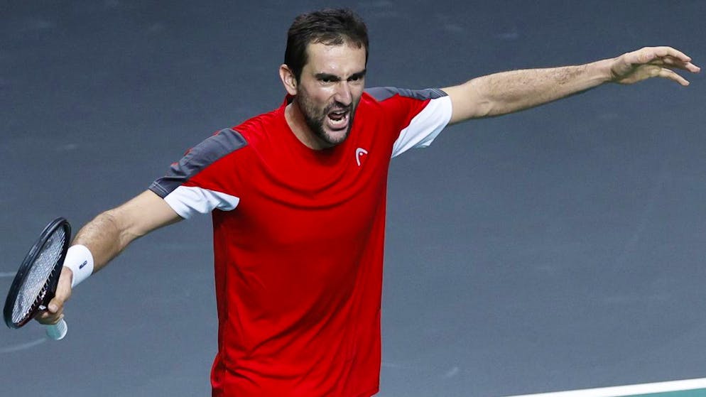 Le Croate Marin Cilic a remporté son match après une lutte intense.