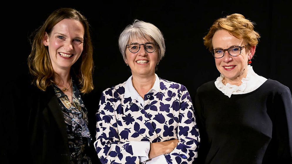 Evi Allemann, Elisabeth Baume-Schneider e Eva Herzog