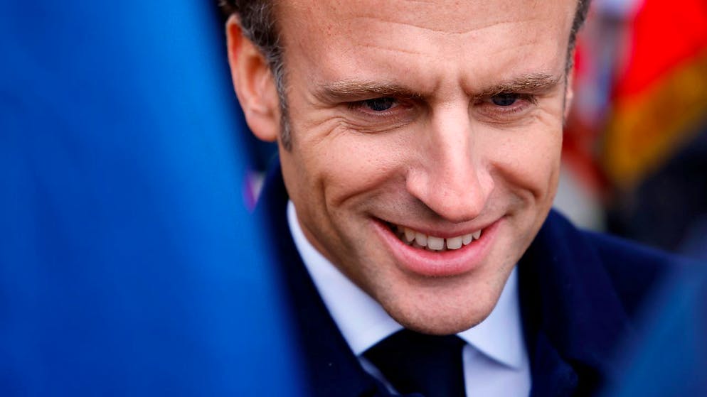 Emmanuel Macron, Präsident von Frankreich, verspricht mehr Geld für Getreide aus der Ukraine. Foto: Ludovic Marin/Pool/AP/dpa