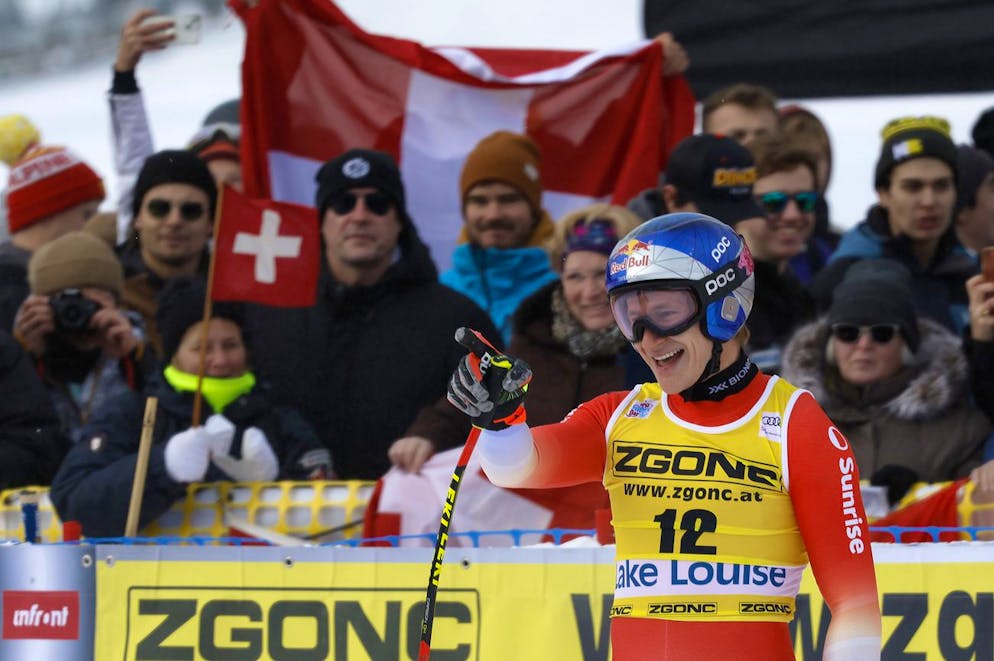 Marco Odermatt tout près de la victoire à Lake Louise
