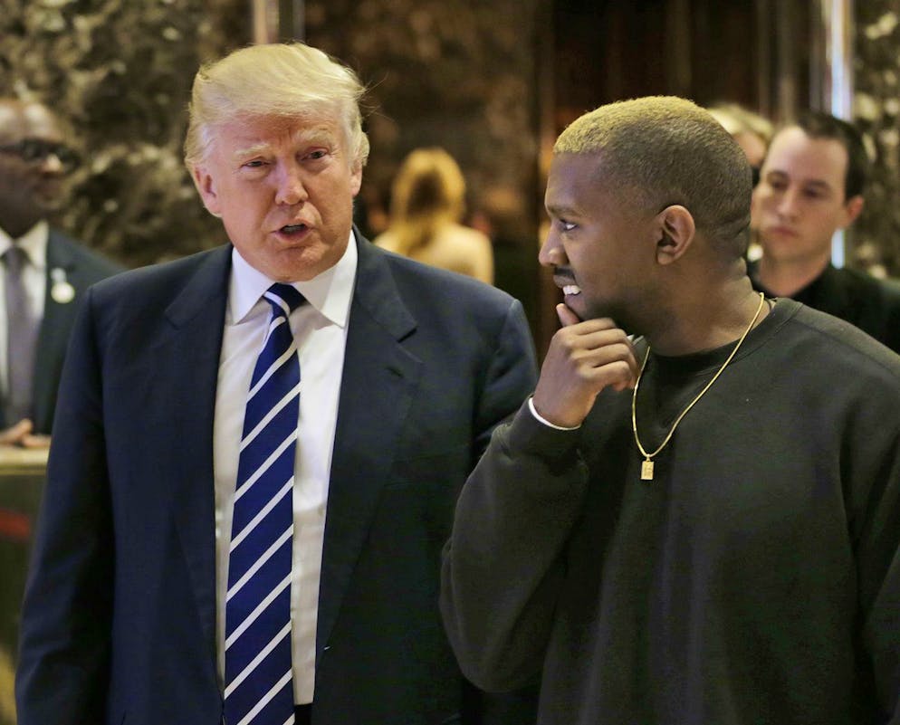 Donald Trump, candidat à l'élection présidentielle de 2024, a confirmé avoir dîné avec la star de la mode et du rap à Mar-a-Lago, sa résidence en Floride. (archives)