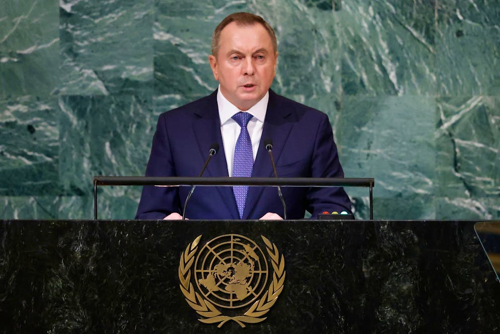 Il ministro degli Esteri della Bielorussia, Vladimir Makei.