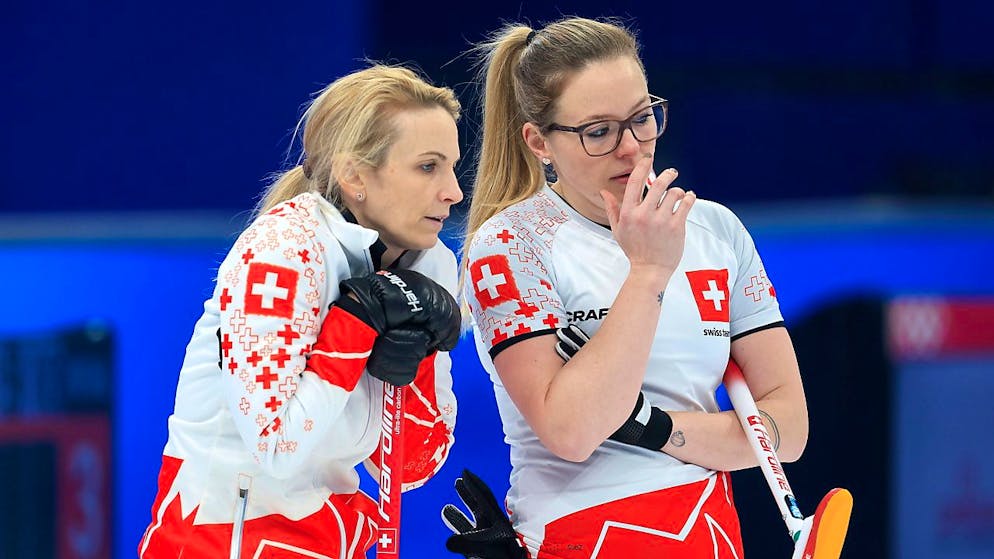 Silvana Tirinzoni (links) und Alina Pätz waren an der EM gefordert.