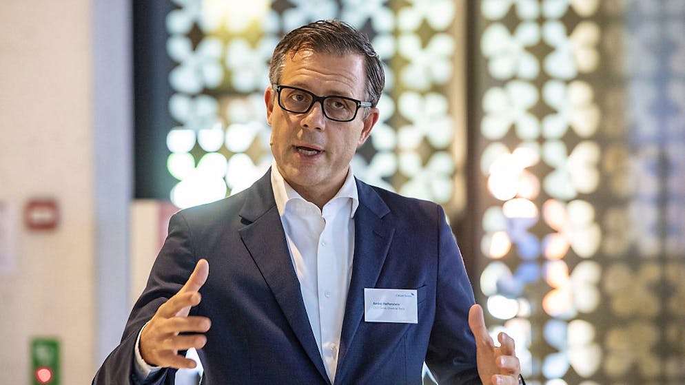 «In totale, abbiamo perso solo l'1% della nostra base di asset nella divisione svizzera», ha indicato André Helfenstein, responsabile dell'unità elvetica di Credit Suisse ai domenicali. (imamgine d'archivio)