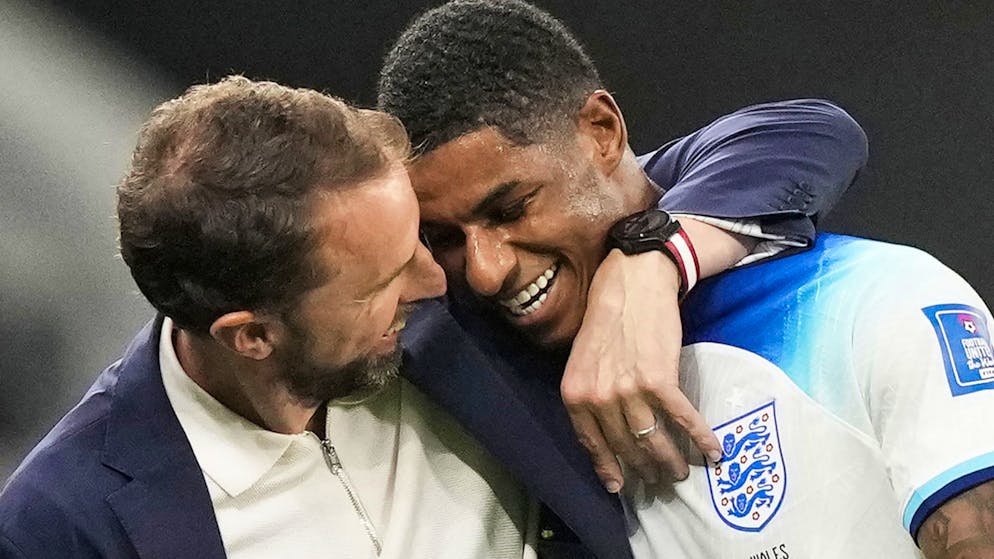 Gareth Southgate beweist ein goldenes Händchen: Marcus Rashford wird zum Matchwinner.