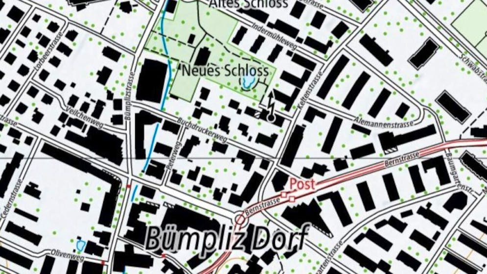 Der Stadtbach im Zentrum von Bümpliz wird auf einem Teilstück aufgewertet.