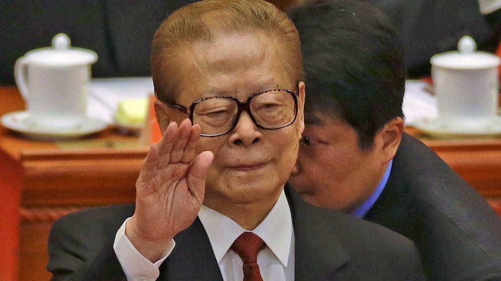Jiang Zemin im Jahr 2012 in Peking.