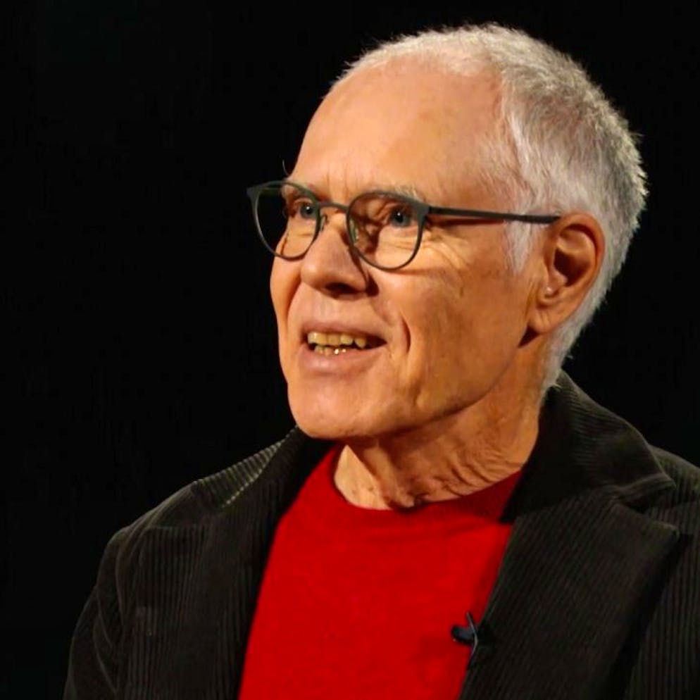 Moritz Leuenberger bei «Schawinski». «Damit man ja nicht wieder einen Shitstorm auslöst»