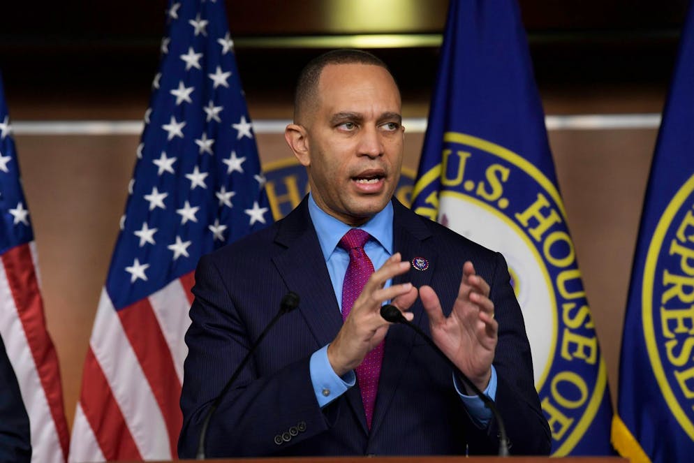 Hakeem Jeffries führt die Demokraten im Repräsentantenhaus an.